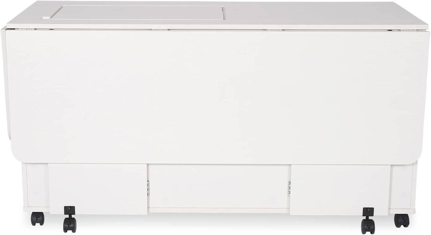 Arrow Classic Sewing Furniture “Christa” Sewing Cabinet: Full-Size, Locking Wheels, Manual Machine Lift, Side and Rear Leafs for Expansive Workspace