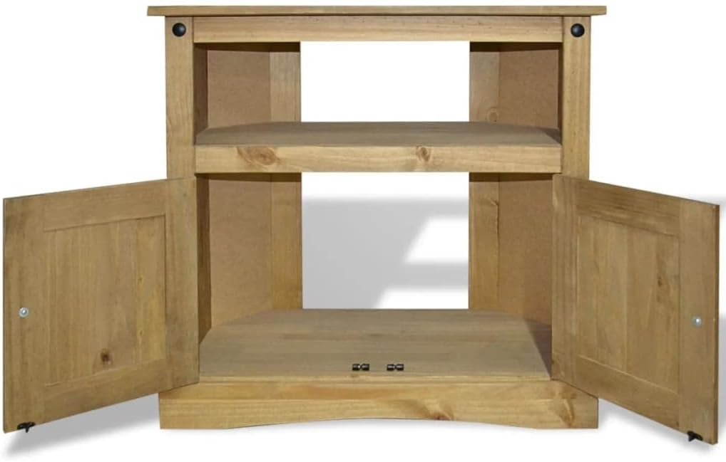 Console Table,Entryway Table with Storage,Console Table with Drawers,with 1 Cabinet and 1 Compartment,for Living Room, Hallway, Foyer, Kitchen, Mexican Pine Corona Range 31.5"x16.9"x30.7"