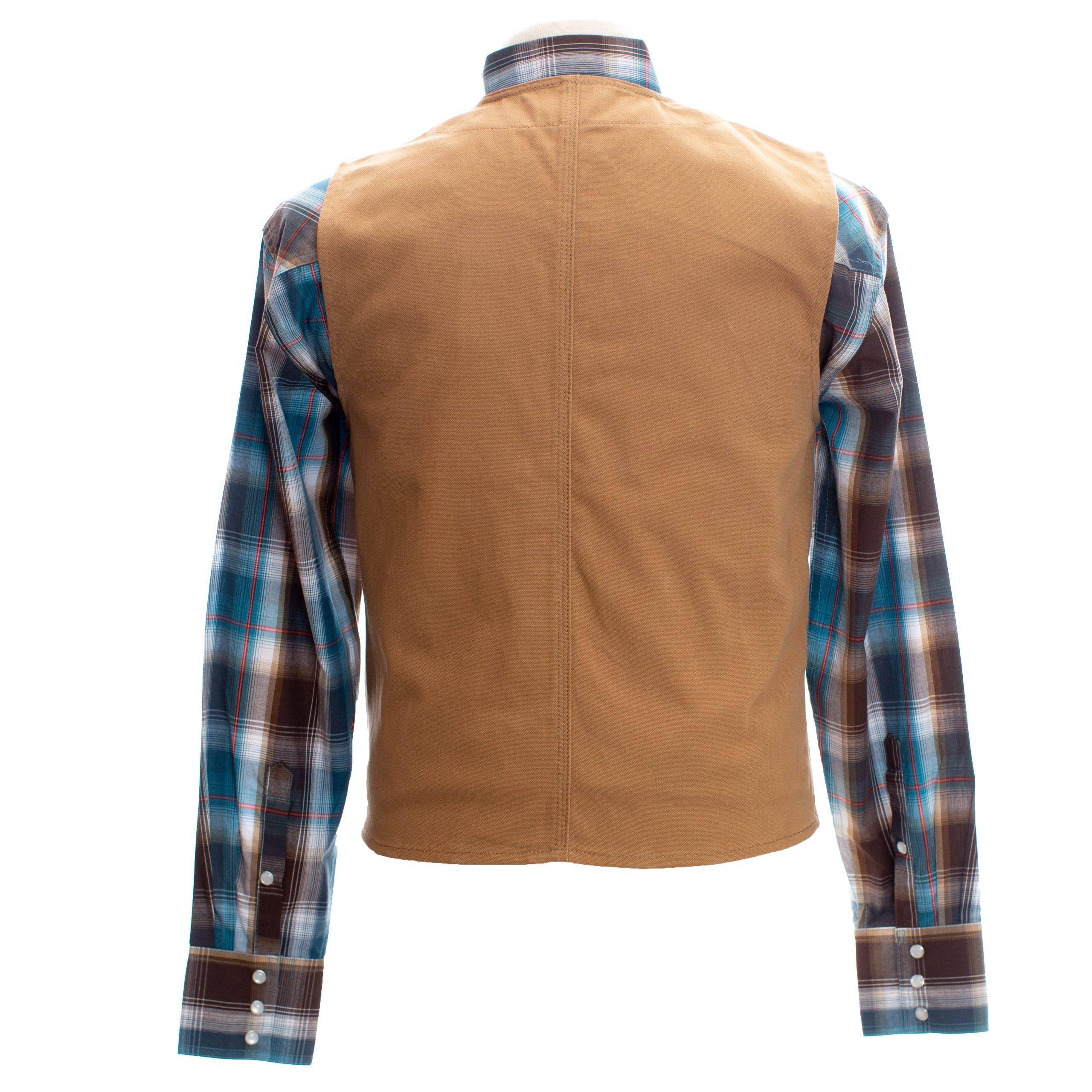Wyoming Traders Men&s Tan Texas Concealed Carry Vest