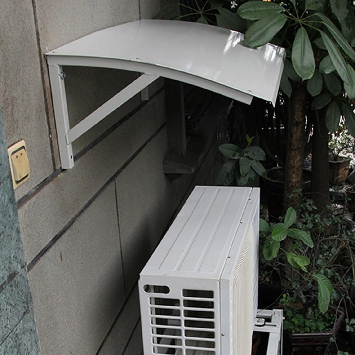Air Conditioner Cover Outdoor AC Units Protection, Window Patio Awning Canopy UV Rain Snow Protection Sheet, Air Conditioning Sun Shade, Heat Pump Unit Cover