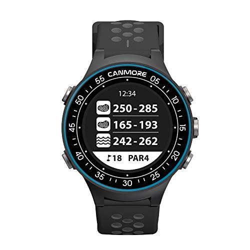 CANMORE TW410G GPS Golf Watch with Step Tracking (Orange)- 41,000+ Free Worldwide Golf Courses Preloaded - Minimalist & User Friendly