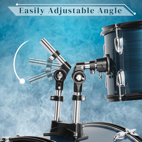 Ktaxon 22 Inch Adult Drum Set, 5-Piece Full-Size Drums Kit with Cymbal Stands, Hi-hat Stand, Sticks, Drum Pedal, Stool & Floor Tom for Beginner Teens Student (Blue)