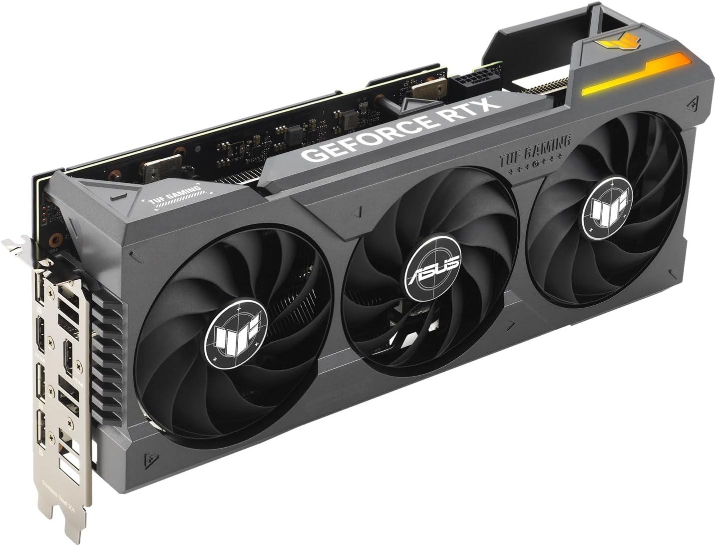 ASUS TUF Gaming GeForce RTX 4070 Ti Super 16GB GDDR6X OC Edition Gaming Graphics Card (NVIDIA GeForce RTX4070Ti DLSS 3, PCIe 4.0, 2X HDMI 2.1a, 3X DisplayPort 1.4a, TUF-RTX4070TIS-O16G-GAMING, Black)