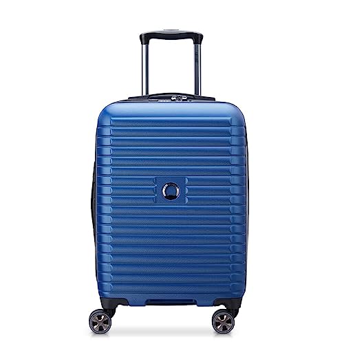 DELSEY Paris Cruise 3.0 Hardside Expandable Luggage with Spinner Wheels, Glossy Ivory, Carry on 21 Inch