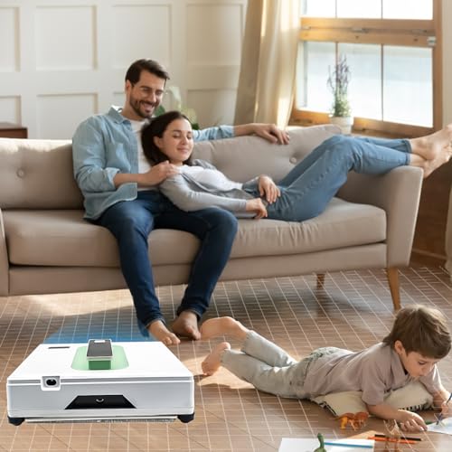 Window Cleaning Robot with Ultra-Thin 5600PA Auto Dual Two-Way Water Jet Model Glass Cleaning Automatic Smart Robot Cleaner Window Vacuum Cleaner Tiles/Class Door Indoor