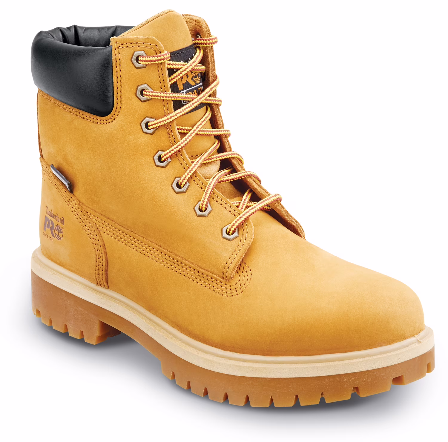 Timberland PRO  6IN Direct Attach Men's, Wheat, Soft Toe, MaxTRAX Slip Resistant, WP Boot (10.5 M)