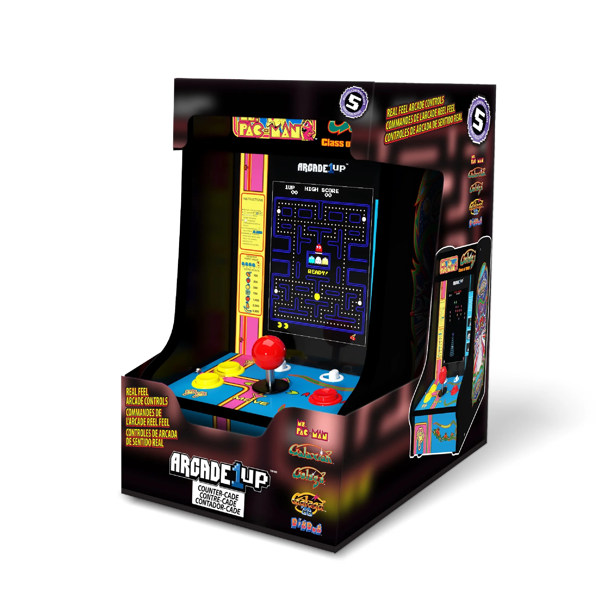 Arcade1Up Ms. PacMan/Galaga Class of '81 Countercade