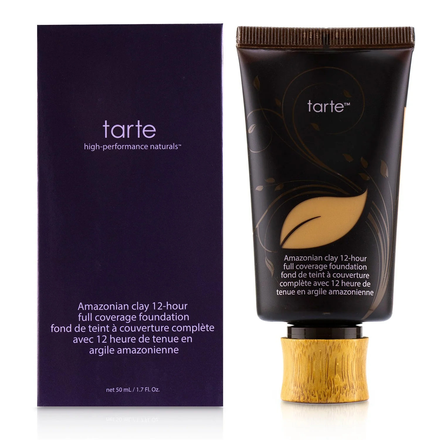 Tarte Amazonian Clay 12 Hour Full Coverage Foundation - # 42G Tan Golden  50ml/1.7oz