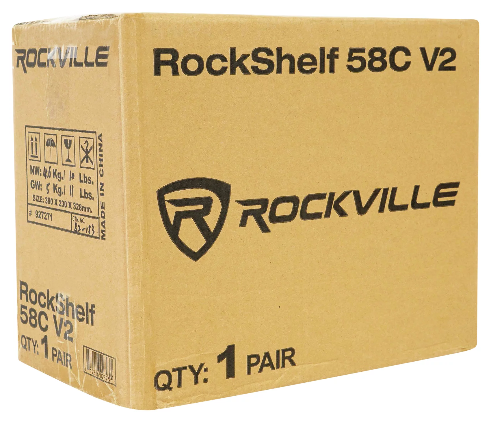 Rockville RPA60BT Receiver+(2) 5.25" Wood Bookshelf Speakers+36" Wood Stands + Rockville R14GSBR100 Red/Blk 14 Gauge 100' Ft. Mini Spool Car Audio Speaker Wire