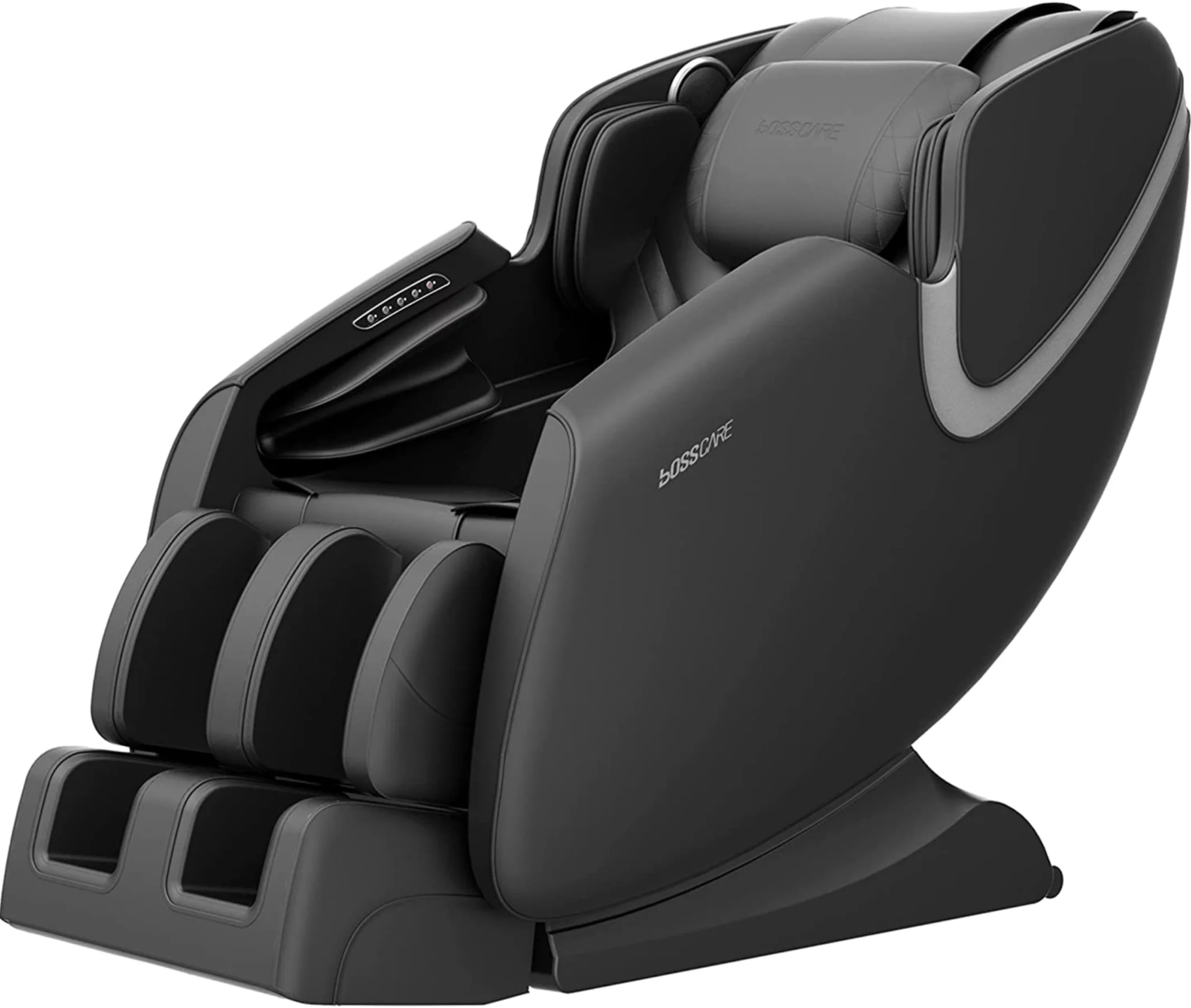 BOSSCARE Massage Chair Zero Gravity Full Body with Airbag Massage Black