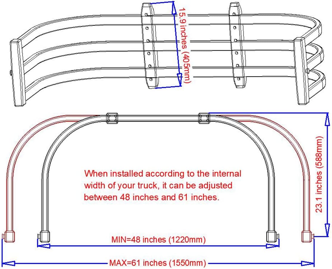 Moab Pickup Truck Bed Extender for Chevy Colorado GMC Canyon Ford Ranger