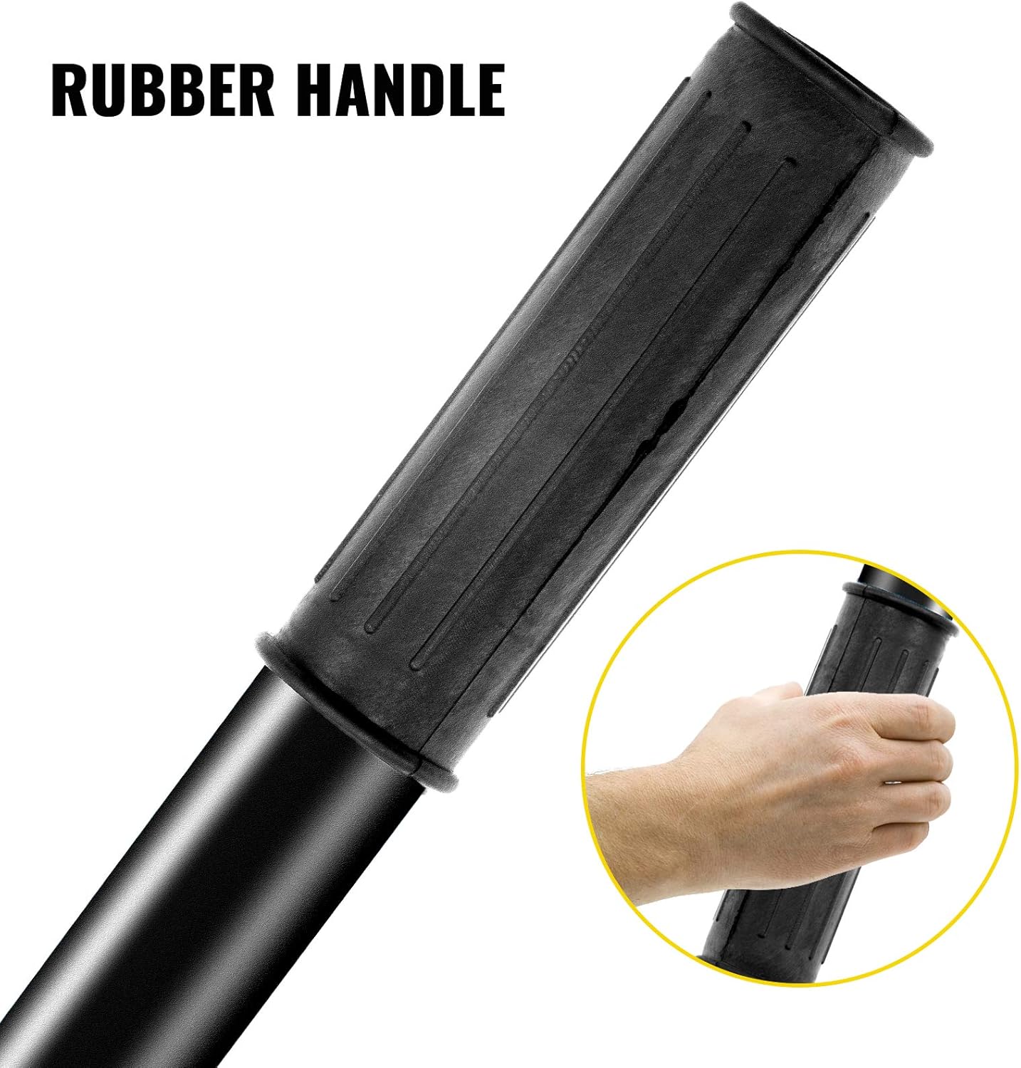 Happybuy Roller Weed Rake, 12 ft Lake Weed Cutter, Clean Aquatic Weeds Muck Silt Lake Rakes, Lake Weed Rake for Lake Pond Beach and Landscaping, Lake Weed Roller Rake with Extension Pole and Rope