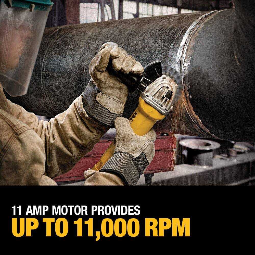 DEWALT 11-Amp Corded 4-1/2 in. Small Angle Grinder DWE402W - Shop Hardware Tools Online Store