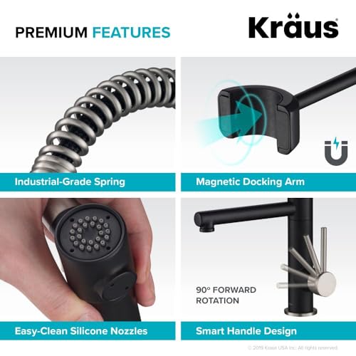 Kraus Artec Pro 2-Function Commercial Style Pre-Rinse Kitchen Faucet