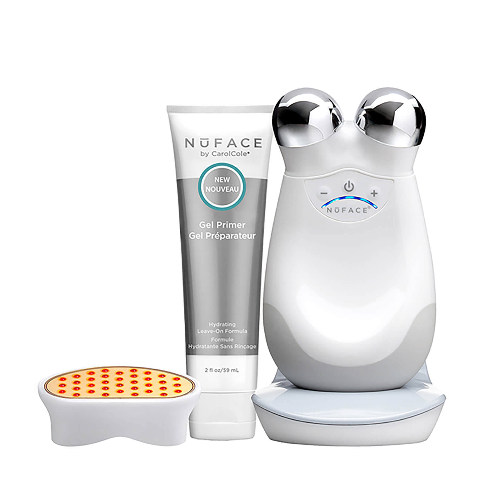 Nuface Trinity Facial Toning Device + Wrinkle Reducer Attachment Bundle