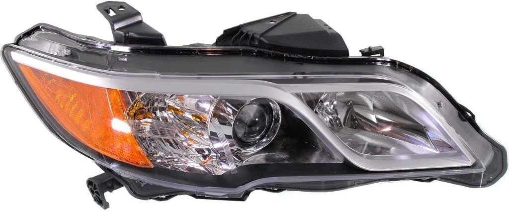 CarLights360: For Acura RDX Headlight Assembly 2013 2014 2015 Passenger Side | Halogen Type | DOT Certified | AC2503123
