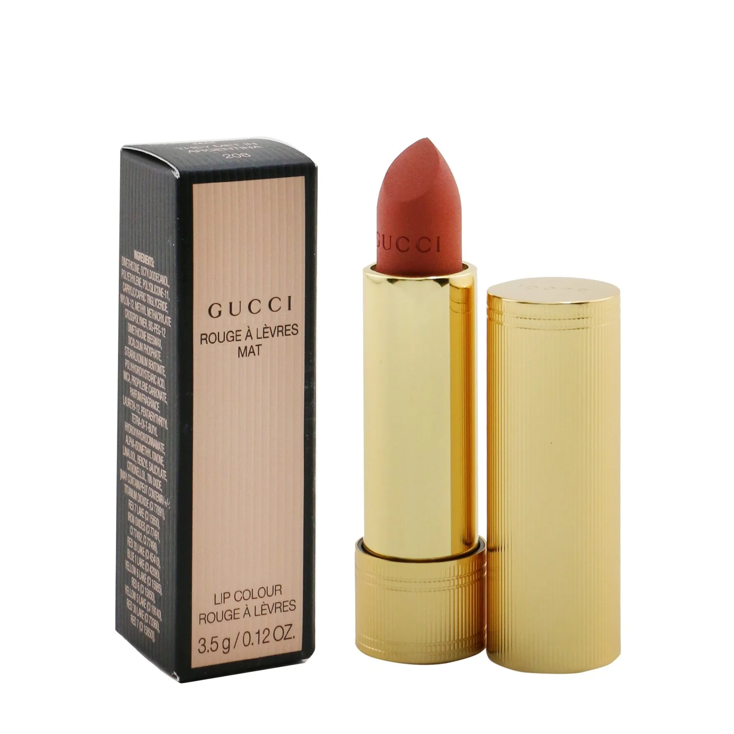 Gucci Rouge A Levres Mat Lip Colour - # 25 Goldie Red 3.5g/0.12oz