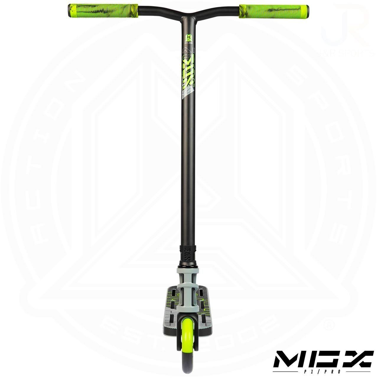 Madd Gear MGP MGX P1 Pro Stunt Scooter - Grey / Lime