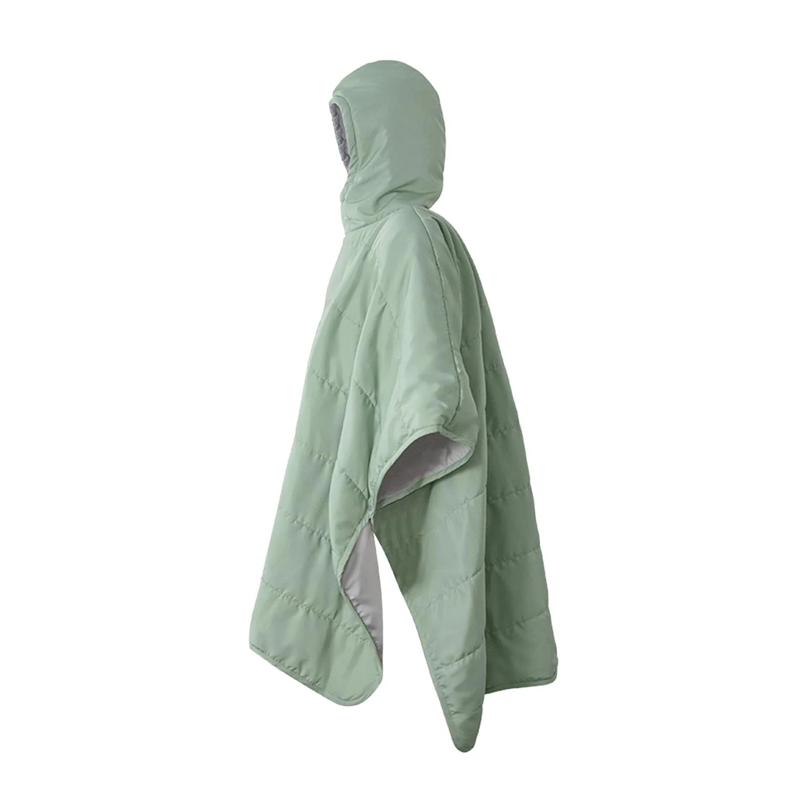 Sleeping Bag Cloak, Hooded Blanket, Hammock Wearable Cape with Hat Warm Windproof Lightweight Portable for Camping Men Travel