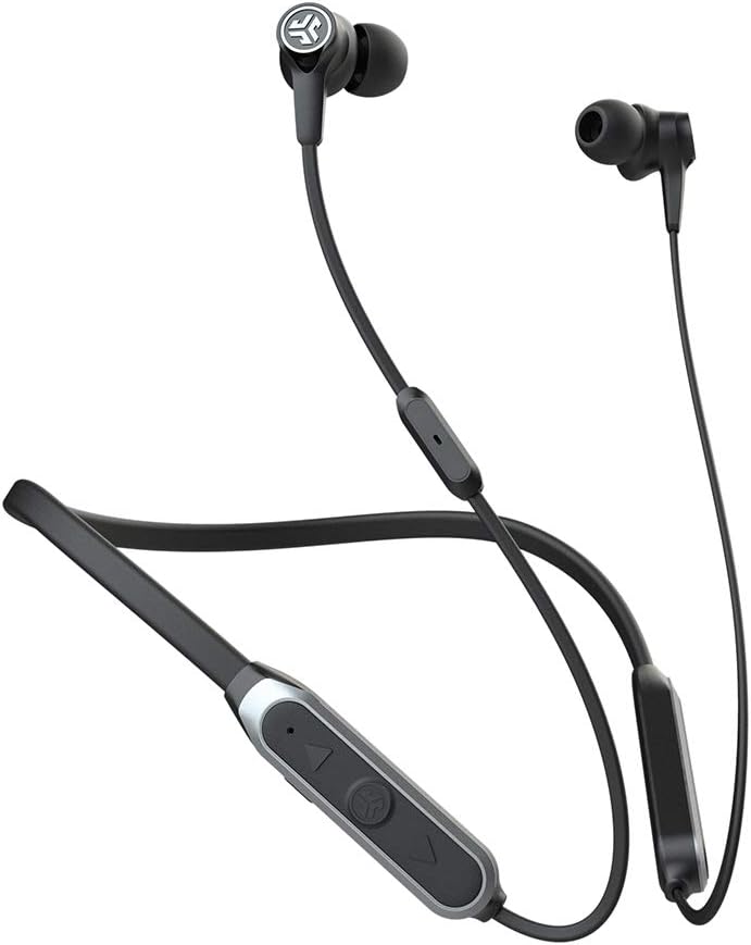 JLab Epic ANC Earbuds | Active Noise Canceling | Be Aware Audio | Bluetooth 5 | 25+ Hour Battery Life | IP54 Sweat Resistant | Universal Music Control | Bluetooth Headphones | Black