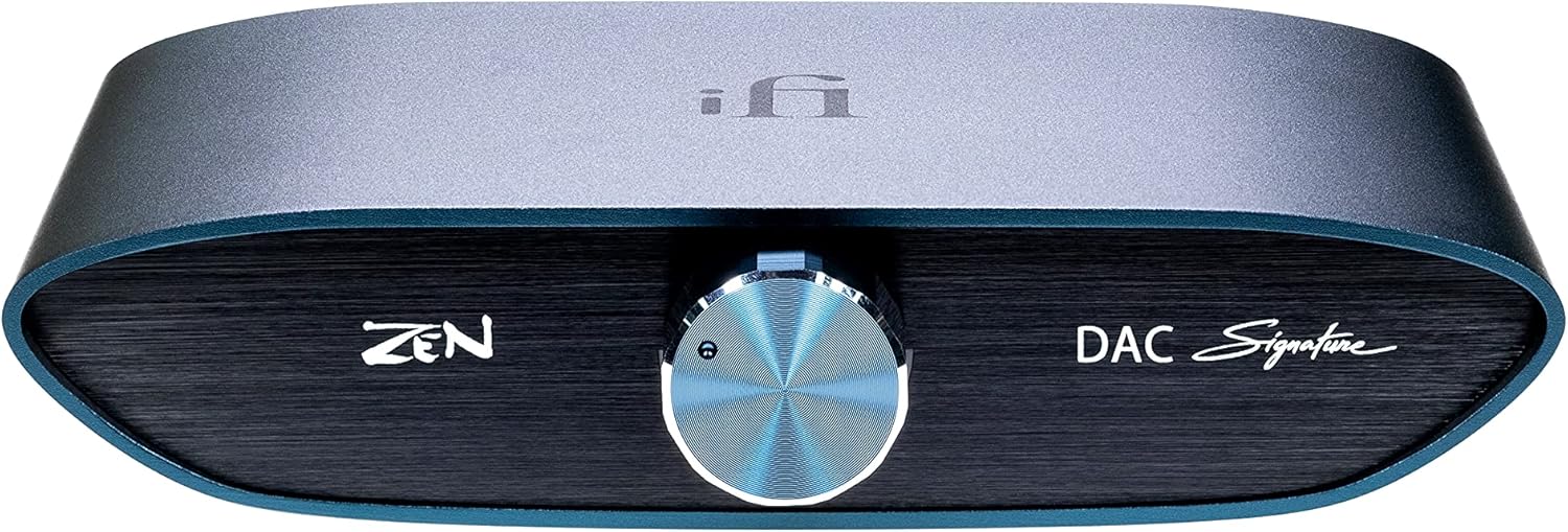 iFi Zen DAC Signature V2 HiFi Desktop DAC (Digital Analog Converter) with USB3.0 B Input / Outputs 4.4mm Balanced / RCA [Compatible with HIFIMAN Headphones]