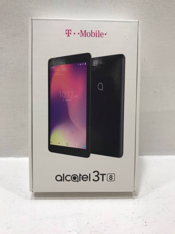 Alcatel 3T 8-Inch - Metallic Black - 16GB
