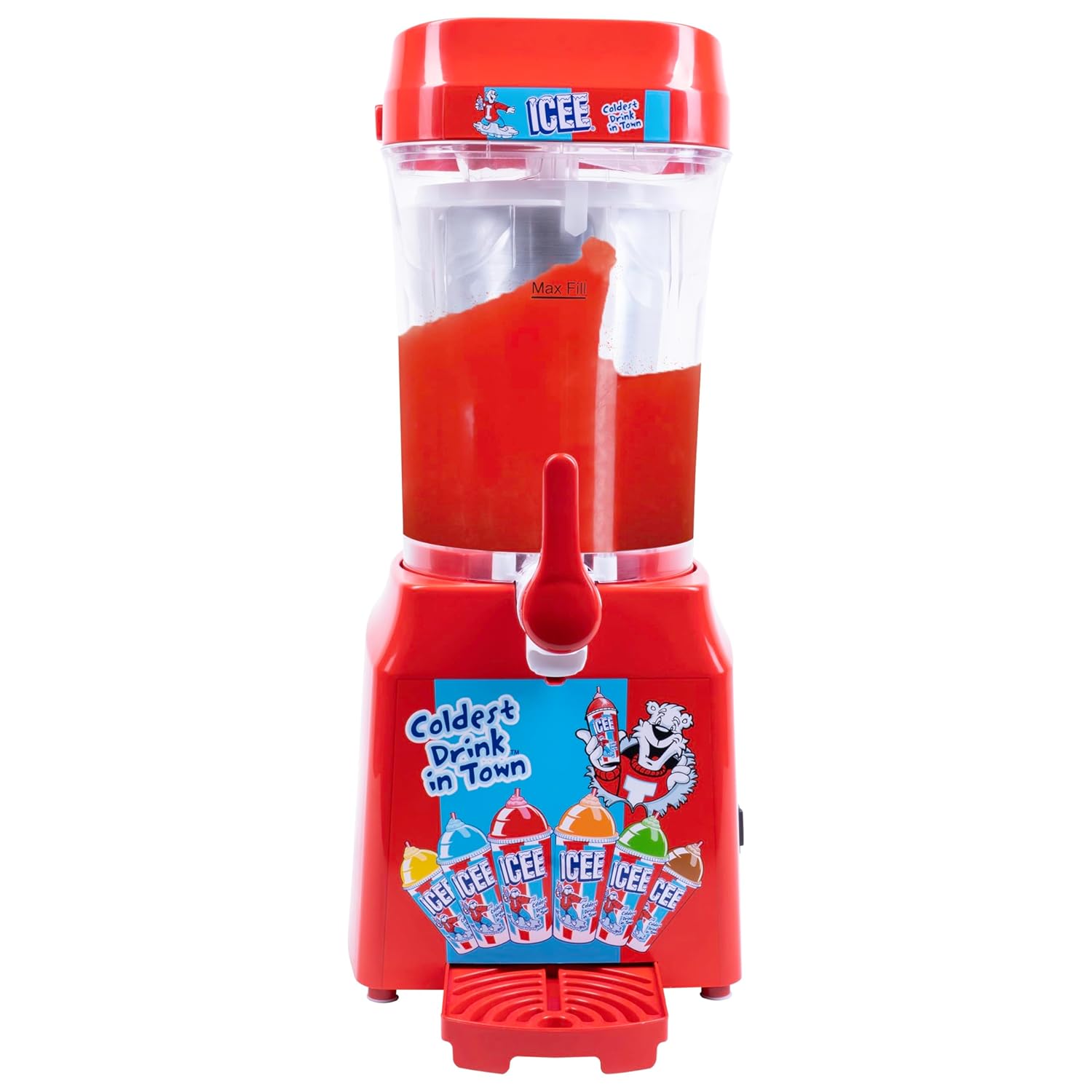 ICEE Home Countertop Slushie Maker. New for 2024. Creates up to 34Floz of Ice Cold ICEE Slushy. Make Ice Cold Slushies at Home! Officially Licensed ICEE Merchandise from Fizz Creations