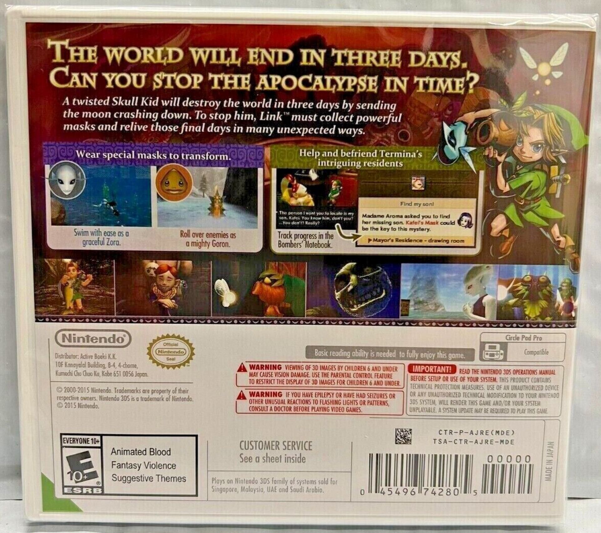 New Game Bundl The Legend of Zelda: Majora's Mask 3D & A Link Between Worlds 3DS