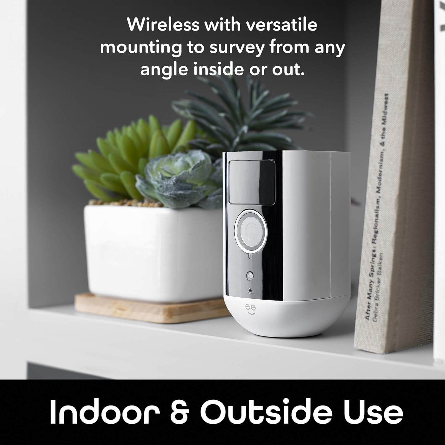 Geeni Freebird Wireless Indoor/Outdoor WiFi Security Camera, Rechargeable Battery-Powered Home Security Camera, 1080P Night Vision/Waterproof, Motion Detection, 2-Way Audio, Works with Alexa (2 Pack)