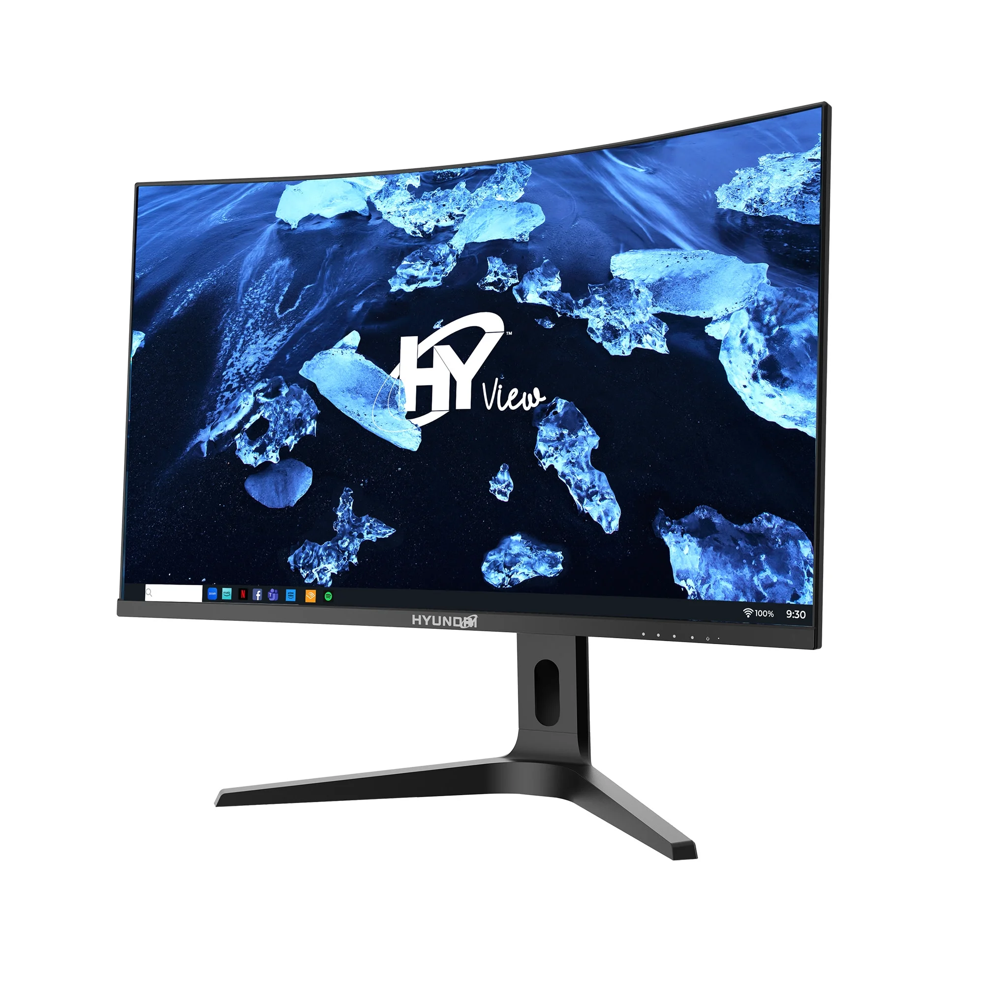 Hyundai Technology  32" 1440 QHD Curved Gaming Monitor, HT32CGMBK03, Black