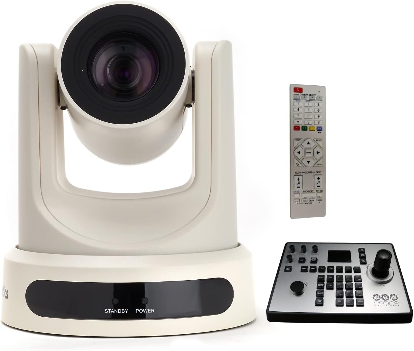 PTZOptics 30X-SDI Gen 2 Live Streaming Broadcast Camera, Gray +PTZOptics PTJOY G4 Joystick Controller