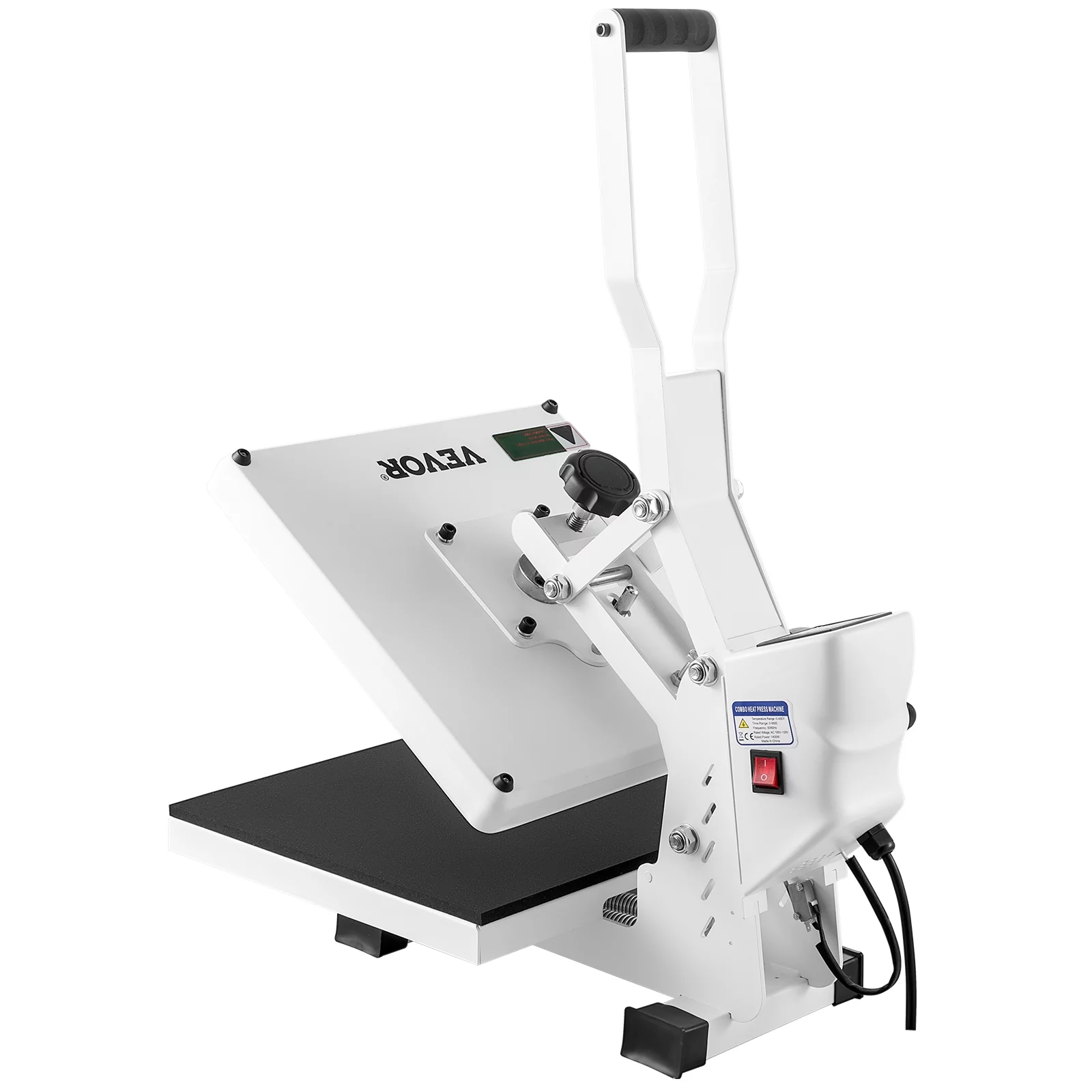 VEVOR  Heat Press Machine, 15"x15" Swing Away T Shirt Pressing Machine Multifunction, High Pressure Heat Press Machine, Power Digital Industrial Sublimation Printer for Heat Transfer Viny