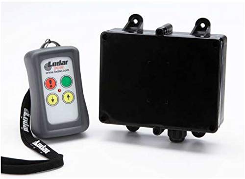 Pierce Lodar Standard Transmitter and Receiver System Remote 90102B: 2 Function IP55 Relay System + Master, 5 AMPS, 200 Ft. Range, 301143