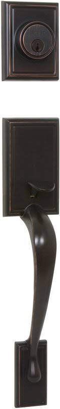 Delaney 410-KN Kellington Series Double Cylinder Door Handle Set Satin Nickel