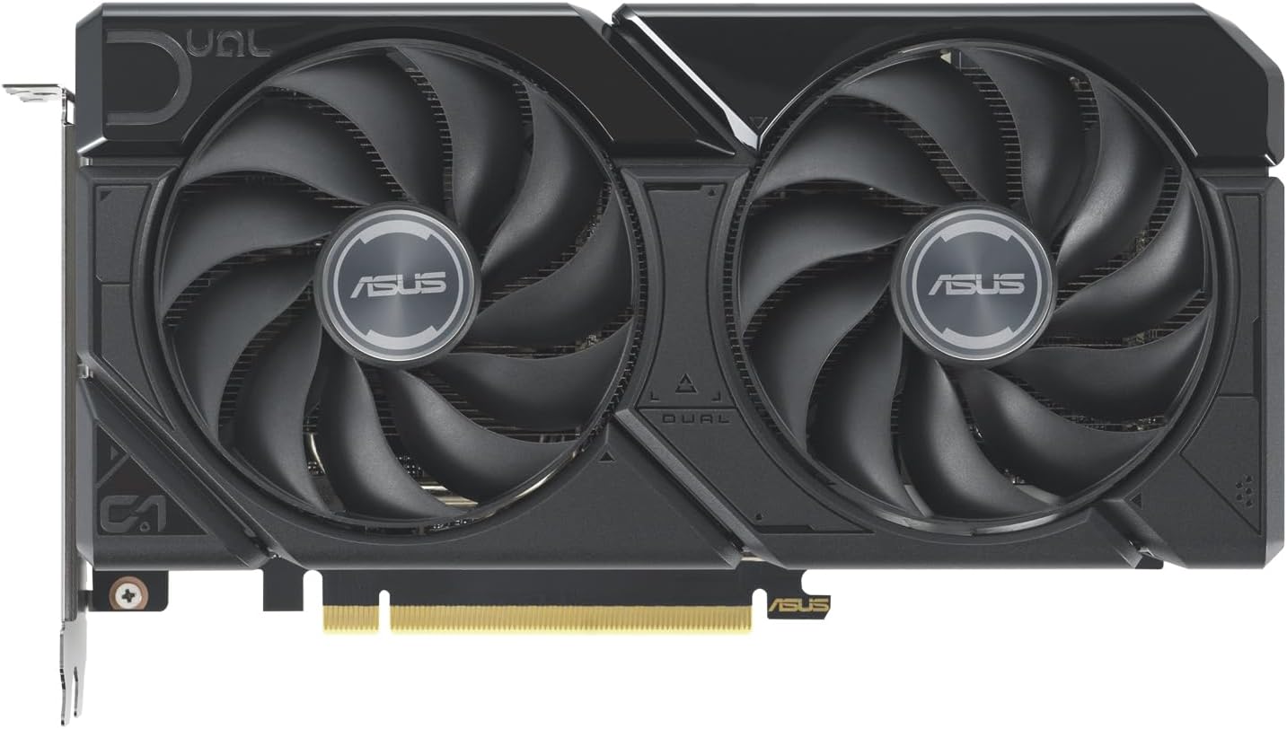 ASUS Dual Radeon RX 7600 XT OC Edition 16GB GDDR6 Graphics Card AMD RDNA 3 PCIe 4.0 16GB GDDR6 Memory HDMI 2.1 DisplayPort 2.1