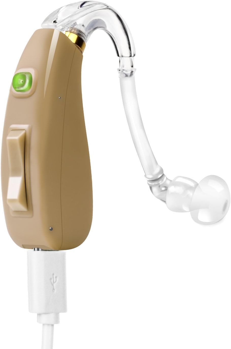 Banglijian Hearing Aid Rechargeable Ziv-201 Digital Noise Reduction and Feedback Cancellation Small Size