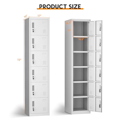 INTERGREAT 9 Door Storage Locker for Employee, Metal Locker for Office, Gym, Shool,Lockable Black Steel Locker with Lock and Card Slot for Home,Garage