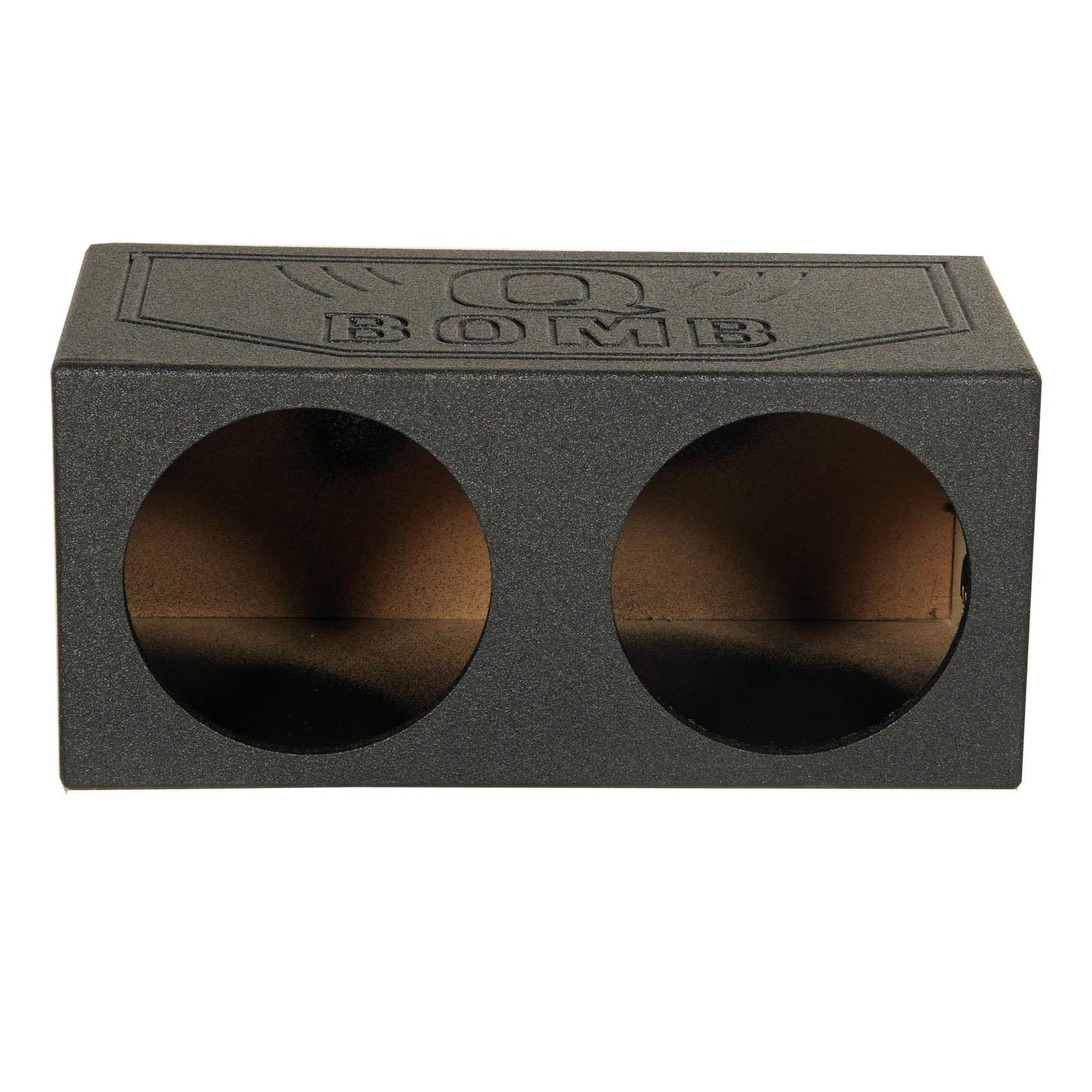 QPower QBomb 15 Inch Dual Sealed Car Audio Subwoofer Sub Box Enclosure QBOMB15S