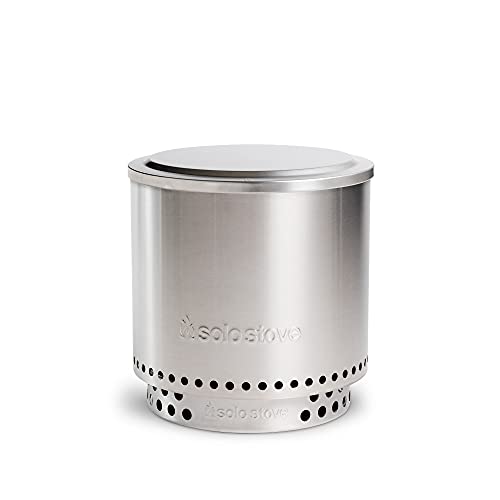 Solo Stove Yukon Lid - Premium 304 Stainless Steel Fire Pit Cover, Modern Round Design, Versatile Tabletop Accessory, Compatible with Solo Stove Bonfire, Wood Burning and Camping Accessory