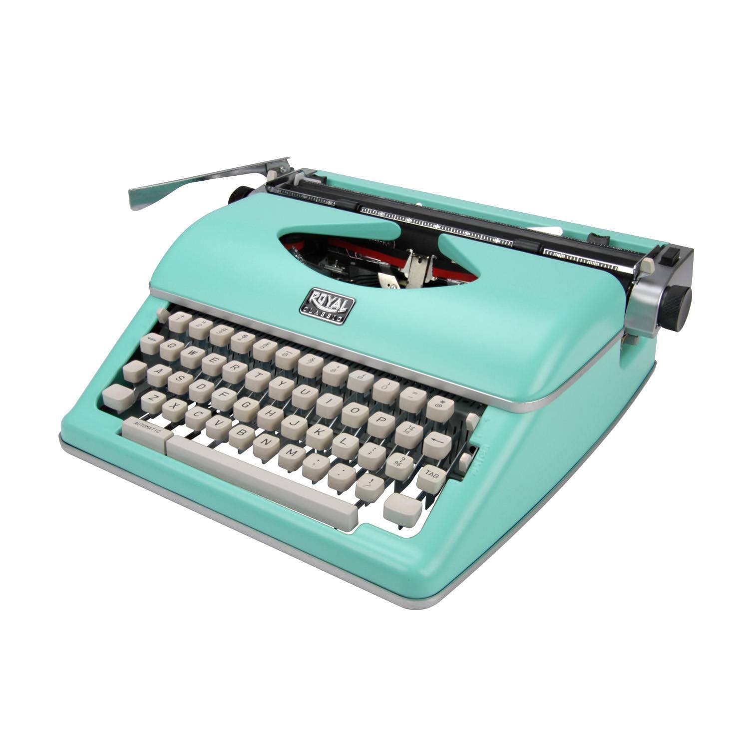 Royal Classic Manual Typewriter (Mint Green)