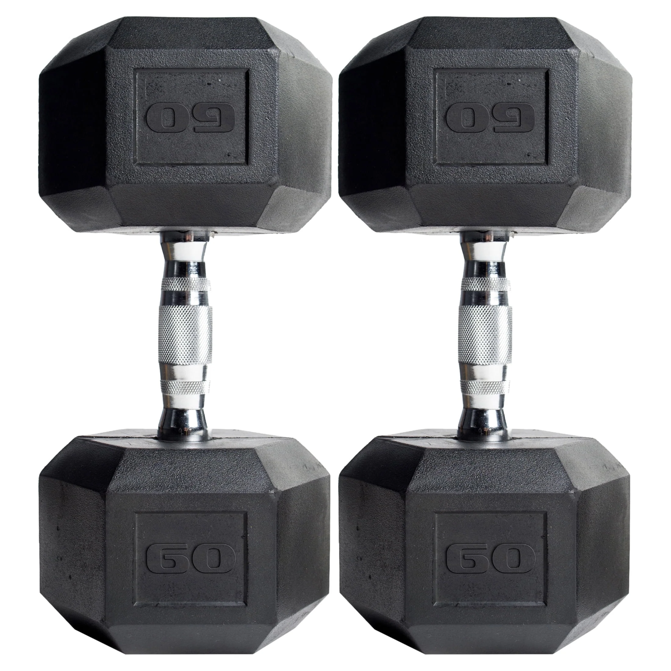 CAP Barbell, 20lb Coated Rubber Hex Dumbbell, Pair