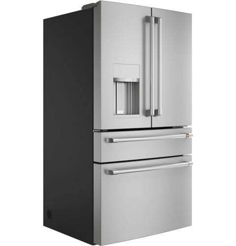 Cafe CVE28DN 36 Inch Wide 27.8 Cu. Ft. Energy Star Rated French Door Refrigerator with Convertible Drawer -