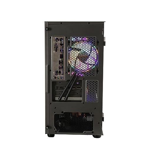 MXZ Gaming PC Desktop Computer, AMD Ryzen 5 5600, RTX4060,16GB DDR4, NVME 1 T SSD, 6RGB Fans, Win 11 Pro Ready, Gamer Desktop Computer(R5 5600| RTX4060)
