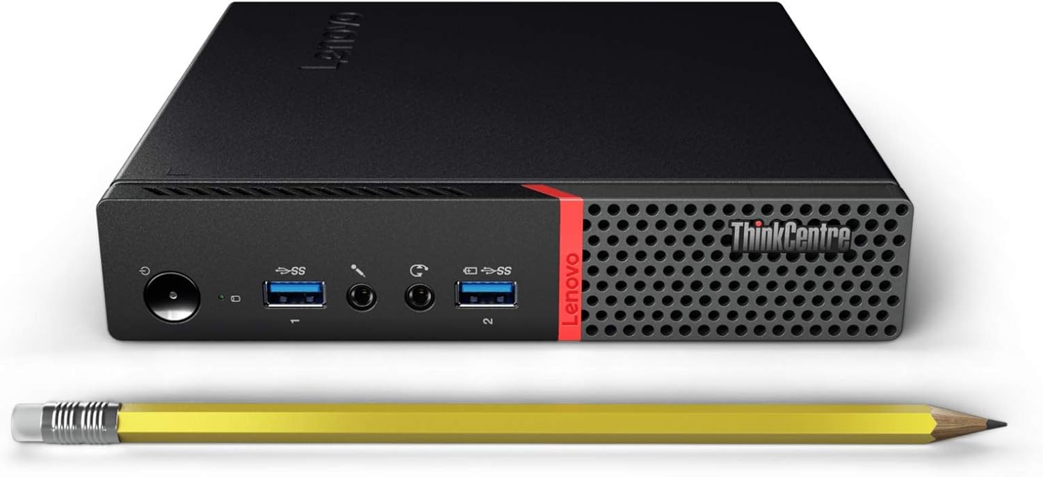 Lenovo ThinkCentre M900 Tiny Desktop Micro Tower PC (Intel Core i5-6500T Upto -3.1 GHz, 16 GB Ram, 256 GB SSD, USB 3.0, WiFi) Windows 10 Pro (Renewed) €¦
