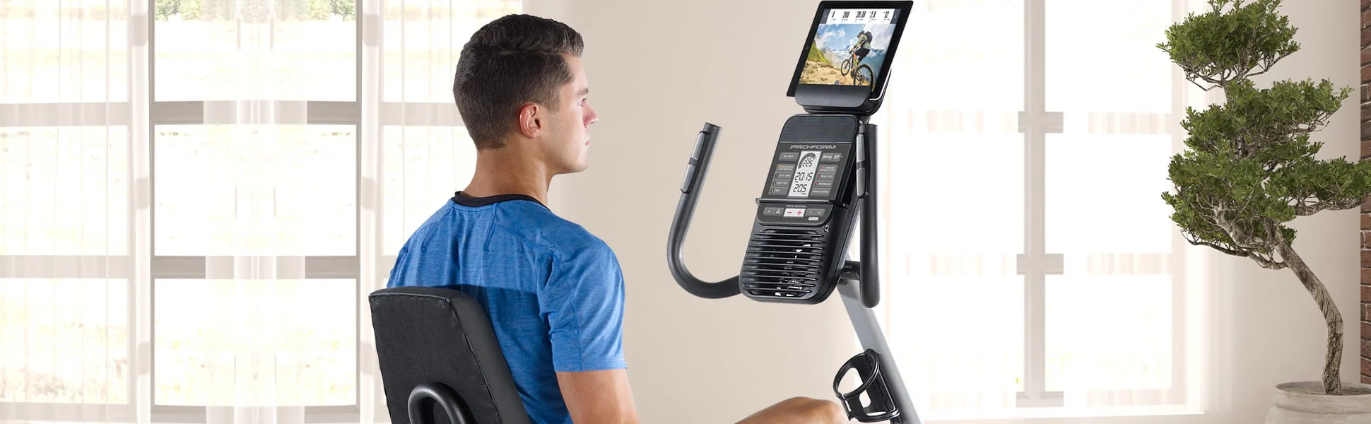 ProForm Cycle Trainer 400 Ri Recumbent Exercise Bike, Compatible with iFit Personal Training