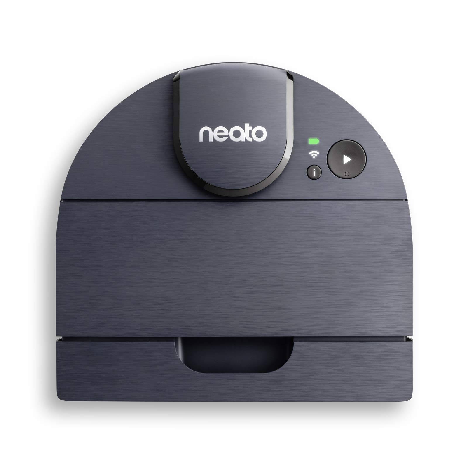 Neato D8 Intelligent Robot Vacuum - Lidar Laser Navigation, Wi-Fi Connectivity, Ideal for Corners, Pet Hair, Carpets u0026 Hard