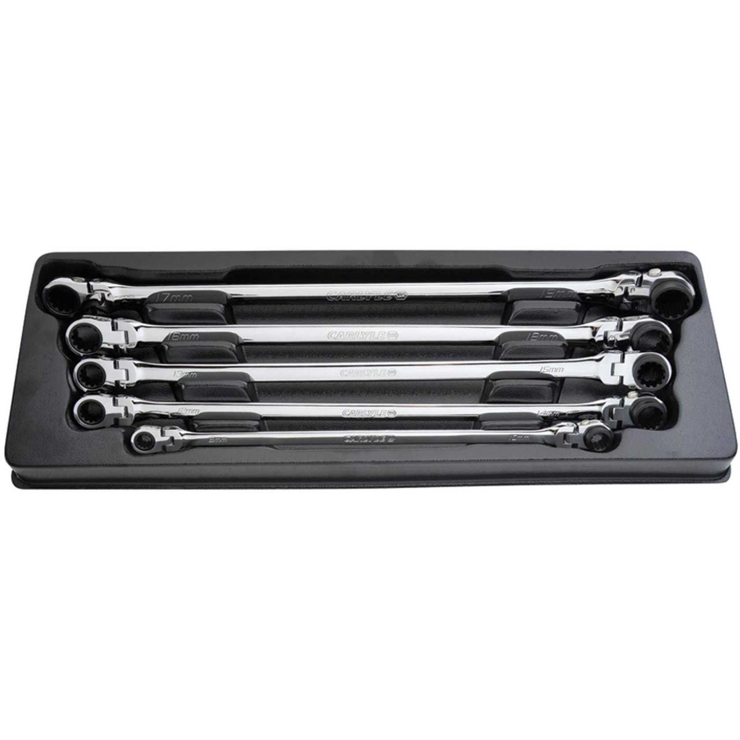 Carlyle 5pc XL Double Box Flex Ratcheting Wrench Set - Shop Hardware Tools Online Store