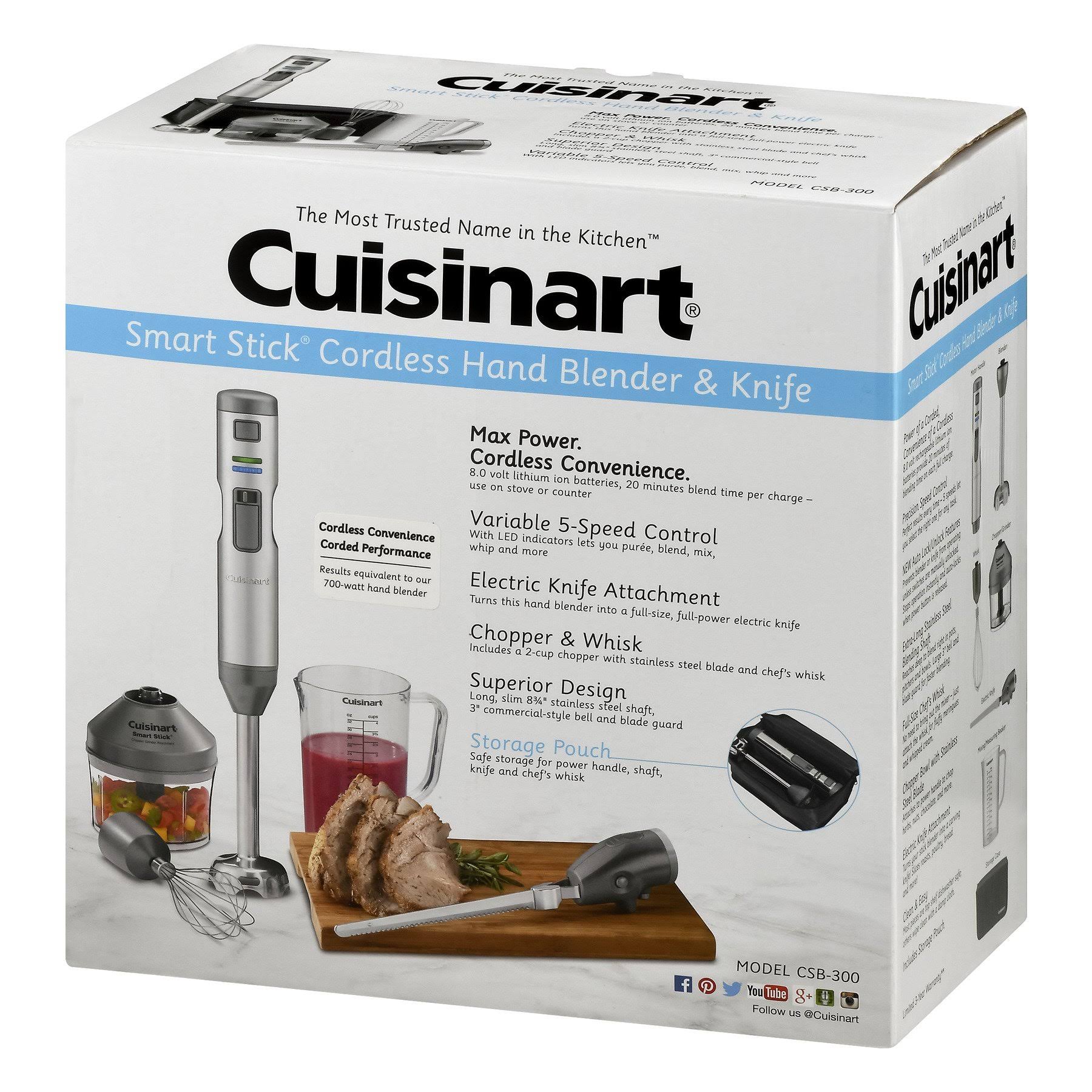 Cuisinart Smart Stick CSB-300 Hand Blender - Stainless Steel