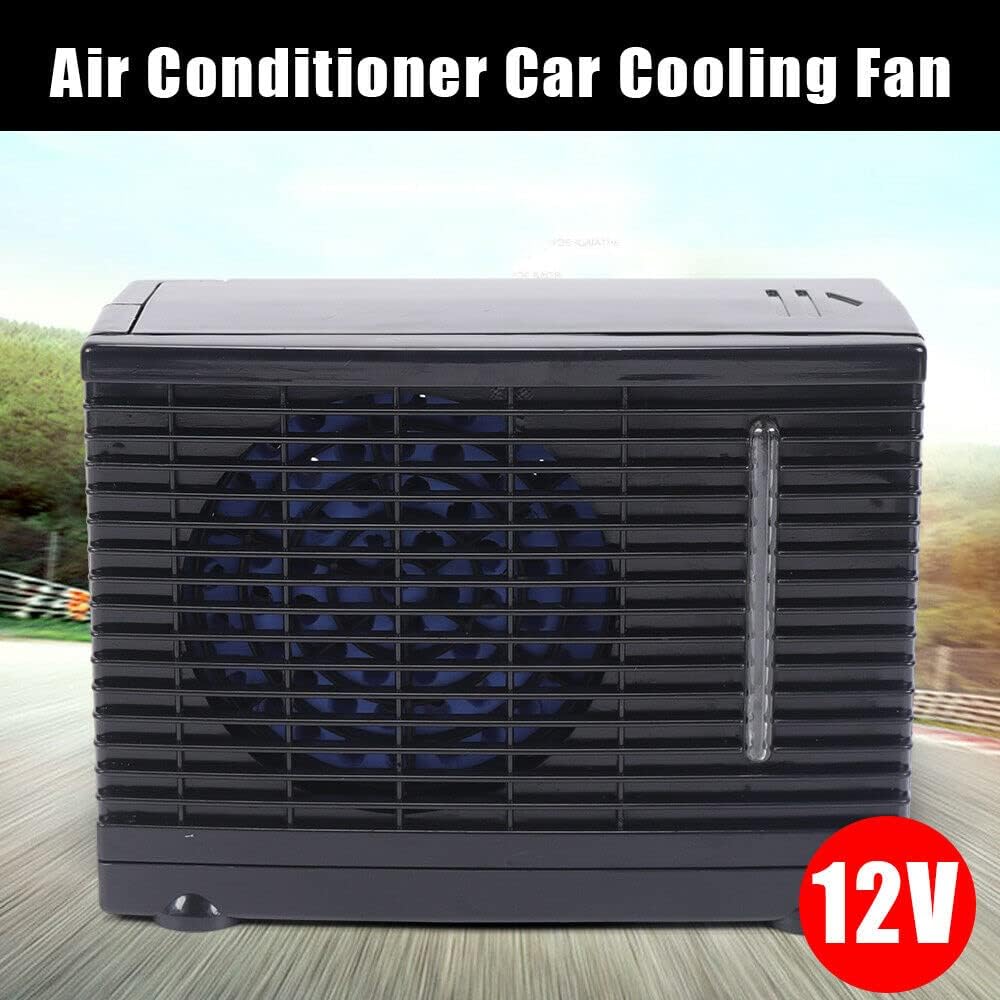 Adjustable Mini Air Conditioner Cooler - 12V Portable Car Air Conditioner Cooling Fan,Car Truck Air Cooler - Mini Air Cooler For Truck VehicleCooling Fan Water Ice Evaporative Pack of 2