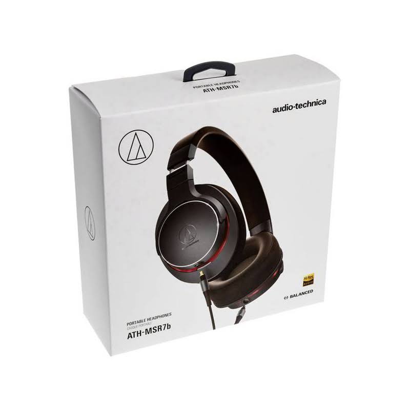 Audio-Technica ATH-MSR7b Over-Ear High-Resolution Headphones, Gunmetal